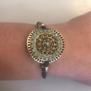 Brooch style bracelet.